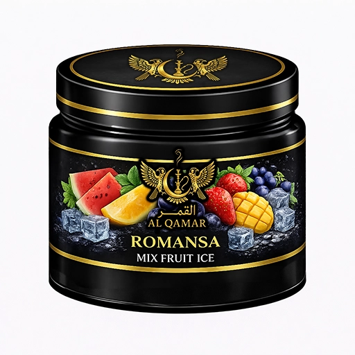 Al Qamar Romansa Mix Fruit Ice flavoured shisha